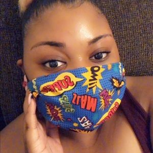 Cotton “ Marvel Character Reactions “ Face Mask